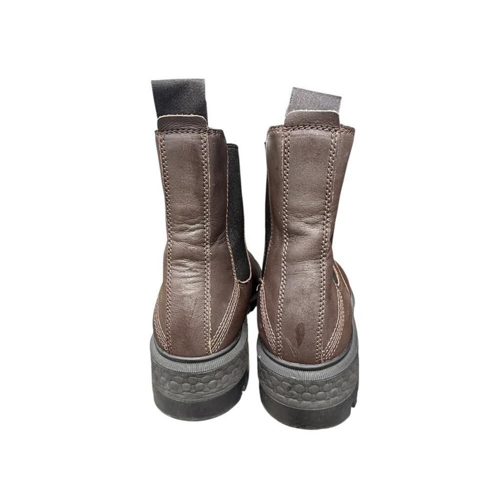 Timberland Cortina Valley Brown Leather Chelsea Boot Women US size 9 - Picture 4 of 6
